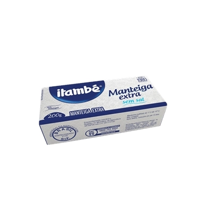 Manteiga De Primeira Qualidade Sem Sal Itambé Pote 200g