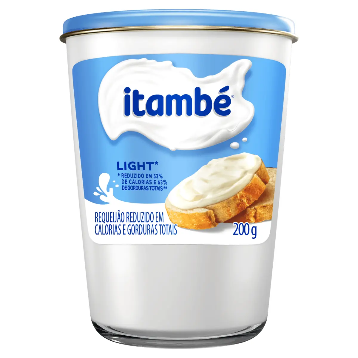 Requeijão Cremoso Light ITAMBÉ Vidro 220g