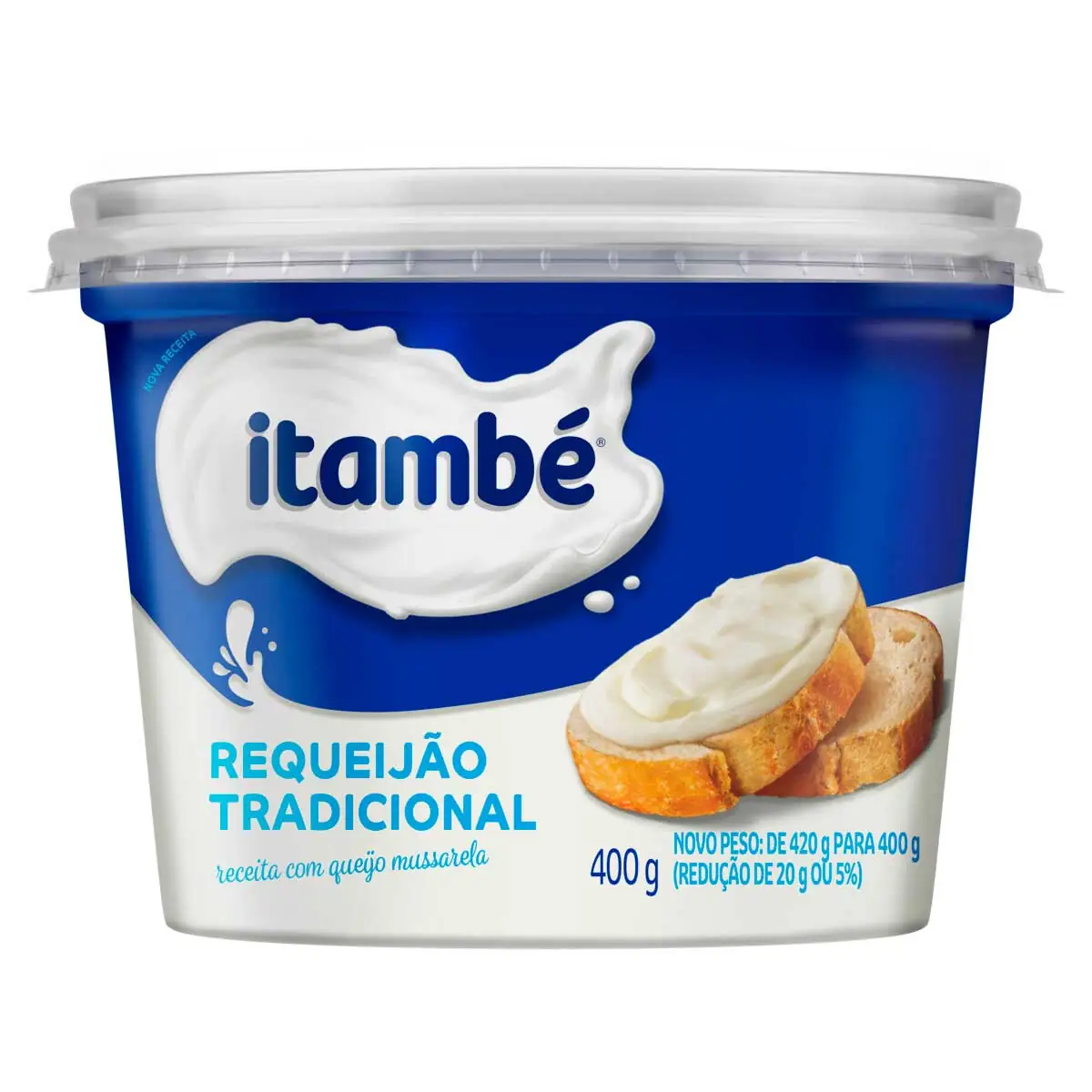 Requeijão Cremoso Tradicional Itambé 400g
