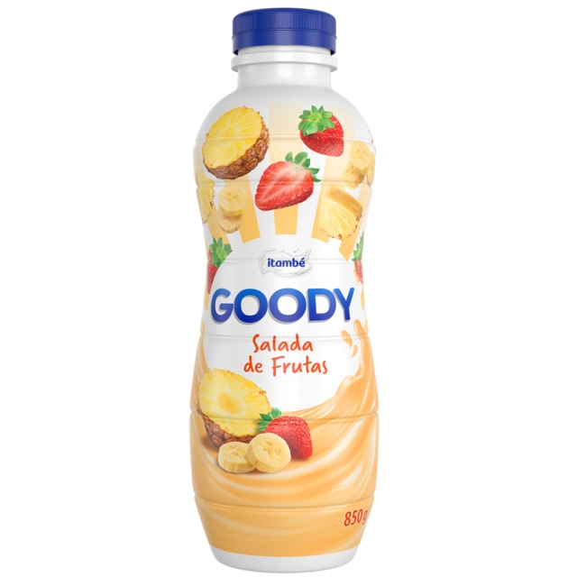 Bebida Láctea Fermentada Salada De Frutas Itambé Goody Garrafa 850g