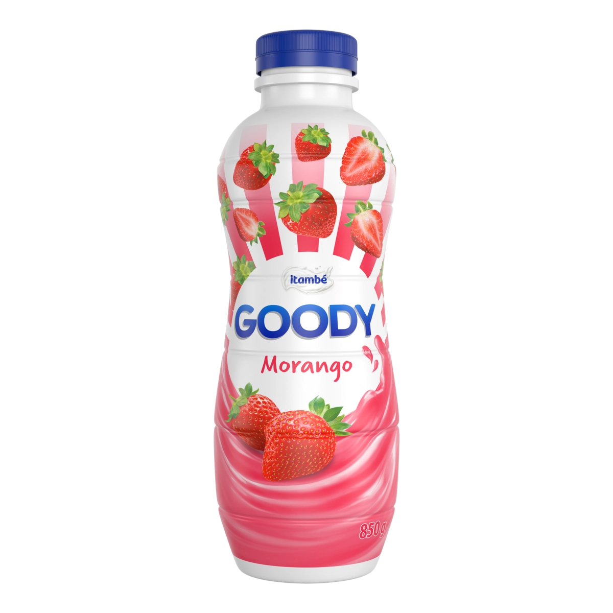 Bebida Láctea Fermentada Morango Itambé Goody Garrafa 850g