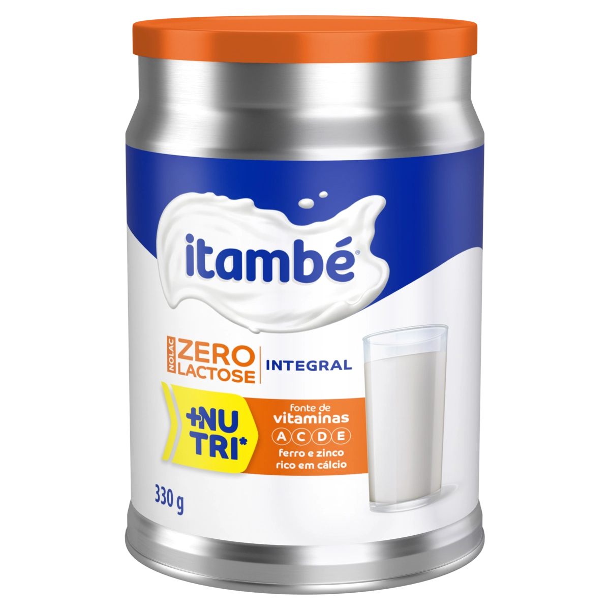 Leite Pó Instantâneo Integral Zero Lactose Itambé Nolac Nutri Lata 330g