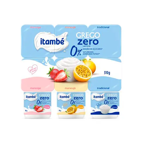 Iog Itambe Grego Sabores Bdja 510g