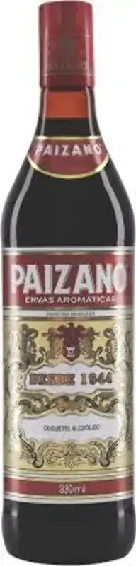 Coquetel Alcoólico De Vinho Tinto Ervas Aromáticas Paizano Garrafa 880ml