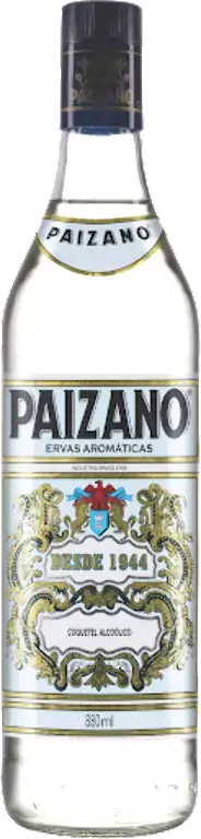 Coquetel Alcoólico De Vinho Branco Ervas Aromáticas Paizano Garrafa 880ml