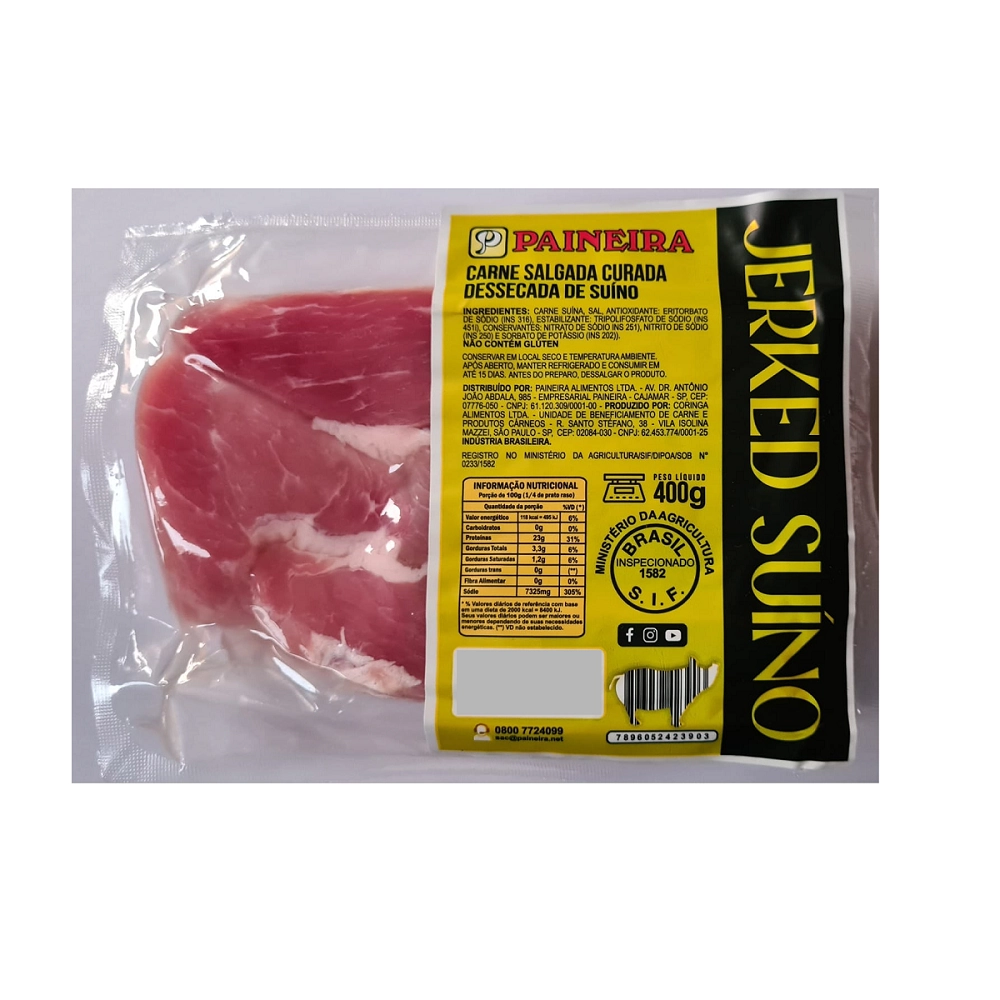 Carne Salgada Curada Suina Painera 400gr