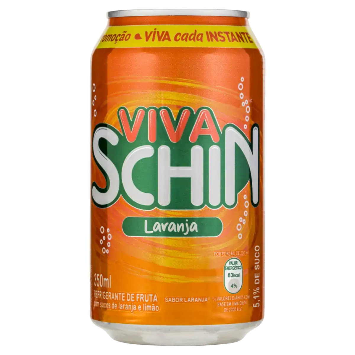 Refrigerante Laranja Viva Schin Lata 350ml