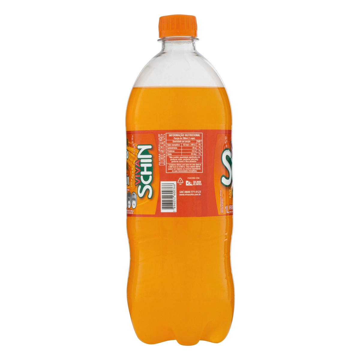 Refrigerante Laranja Viva Schin Garrafa 1l