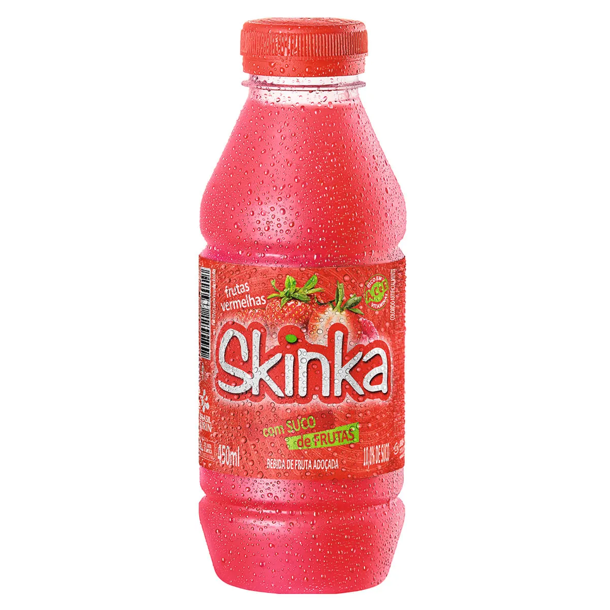 Suco Skinka Frutas Vermelhas Garrafa 450 ml