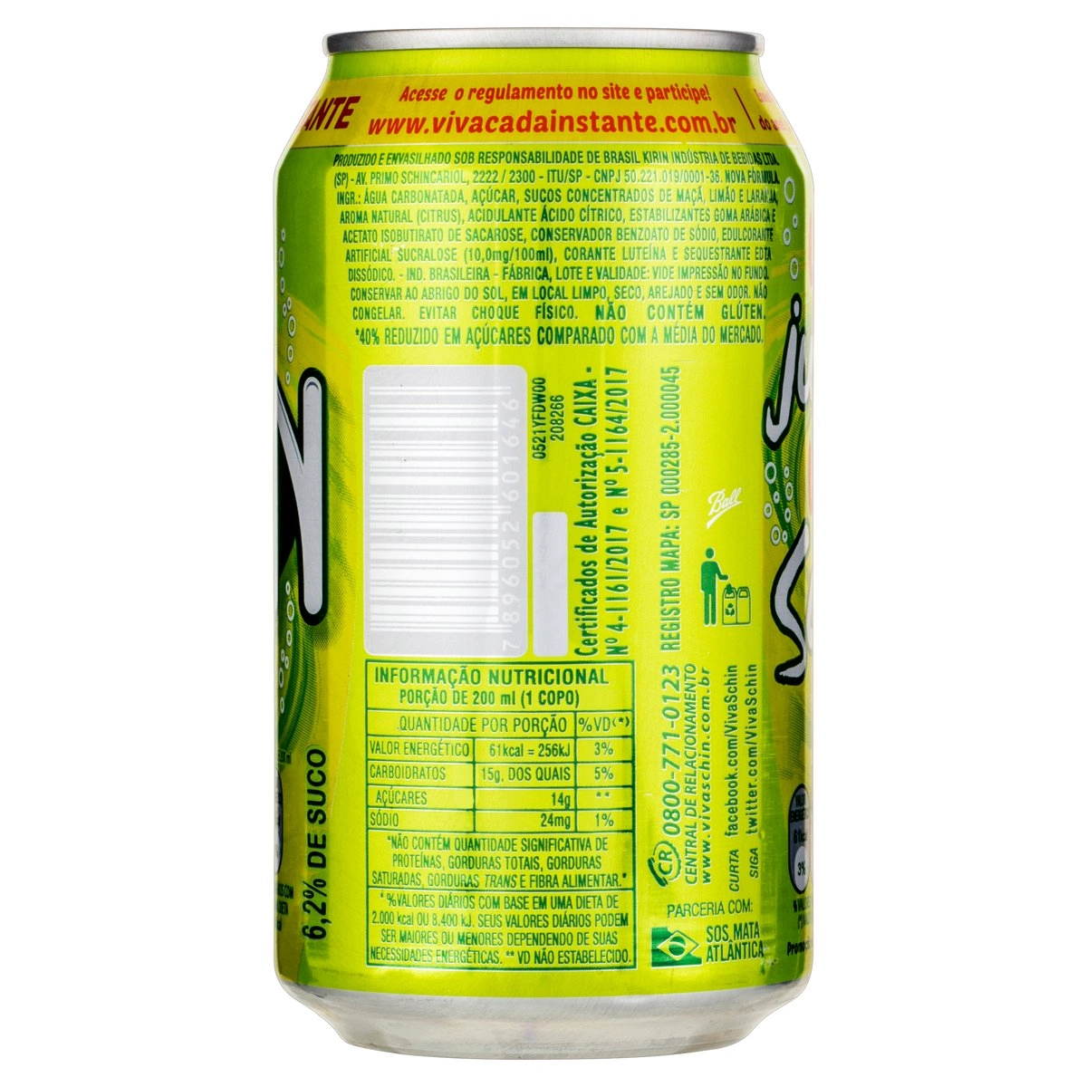 Refrigerante Citrus Viva Schin Lata 350ml