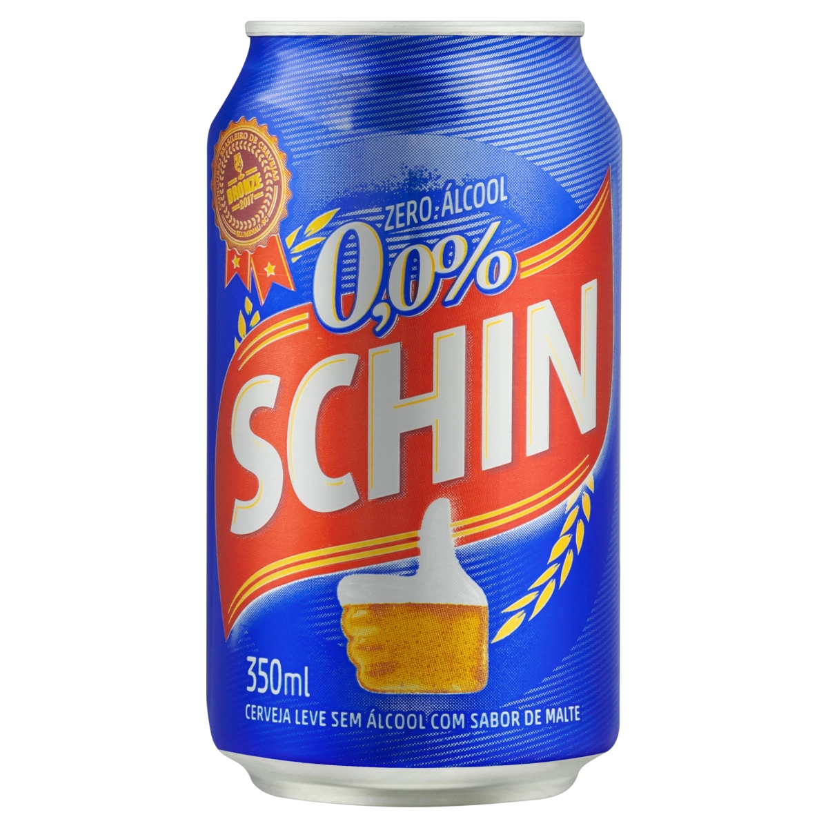Cerveja Pilsen Zero álcool Schin Lata 350ml