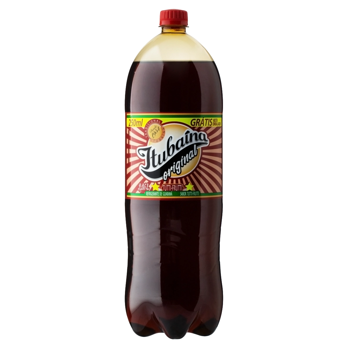Refrigerante Tutti Frutti Itubaína Original Garrafa 2,25l Grátis 250ml
