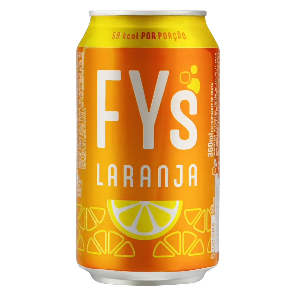 Refrigerante Laranja Pera Fys Lata 350ml