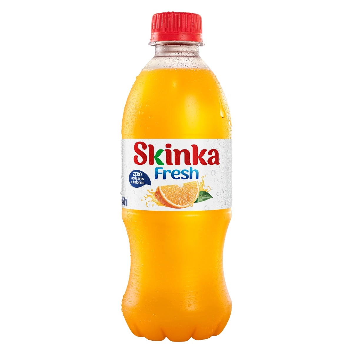 Bebida Laranja Zero Açúcar Skinka Garrafa 450ml