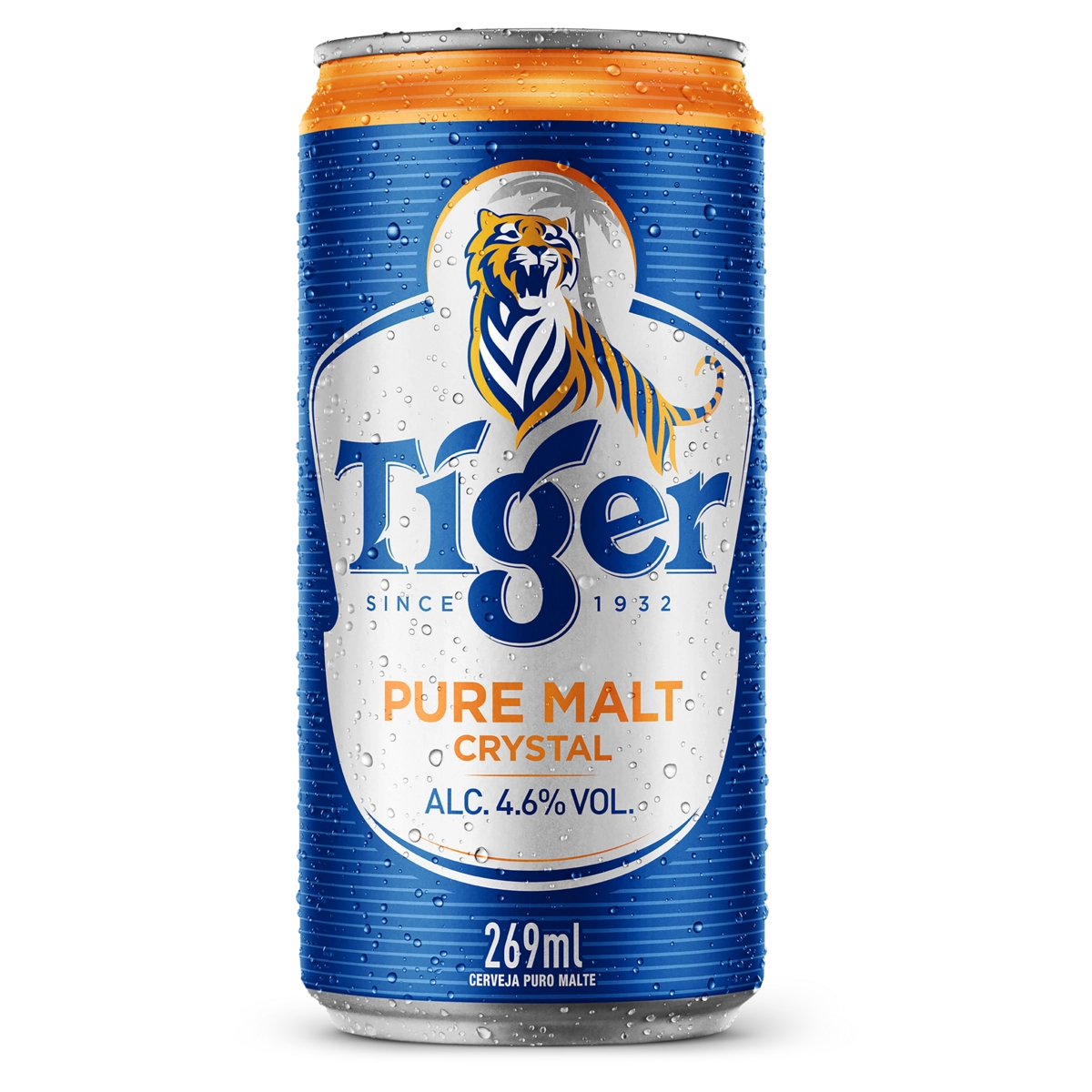 Cerveja Puro Malte Crystal Tiger Lata 269ml