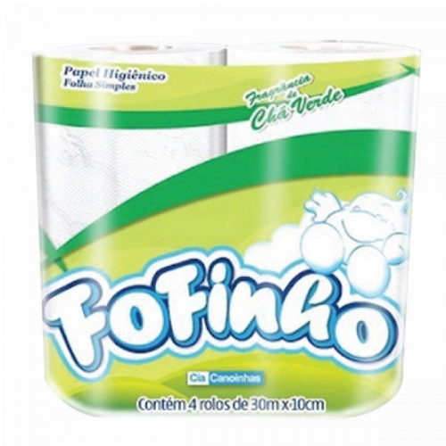 Papel H Fofinho Fs 30mt Perf Cha Vd 16x4