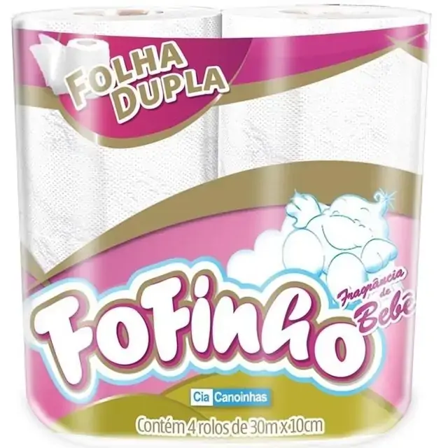 Papel Higiênico Fofinho C/4 Bebe