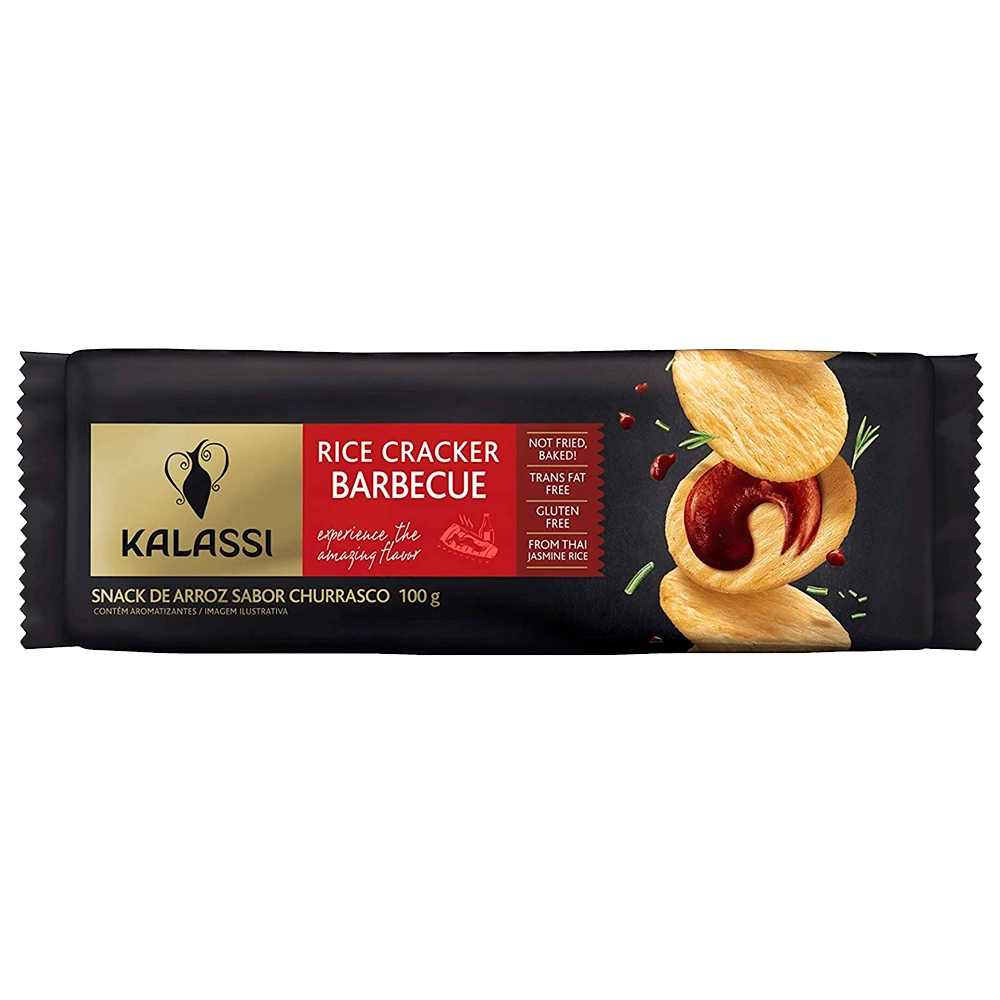 Snack De Arroz Churrasco Kalassi Pacote 100g