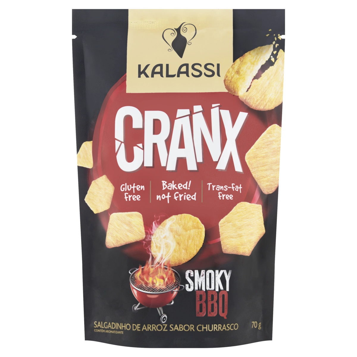 Salgadinho De Arroz Churrasco Kalassi Pacote 70g