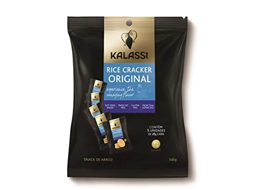 Pack Snack De Arroz Original Kalassi Pacote 100g 5 Unidades