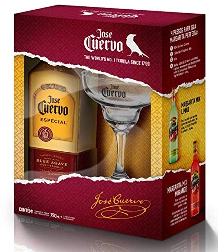 Kit José Cuervo 750ml Ouro Taça Margarita