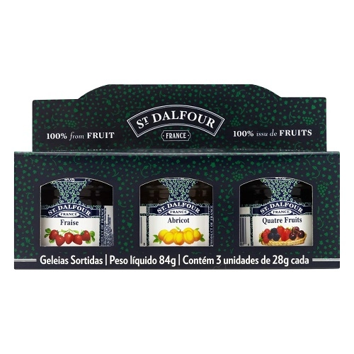 Kit Mini Geleia Francesa St Dalfour 84g - Importada - França