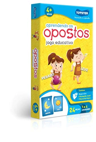 Jogo Educativo - Aprendendo os Opostos - 24 Peças - Toyster