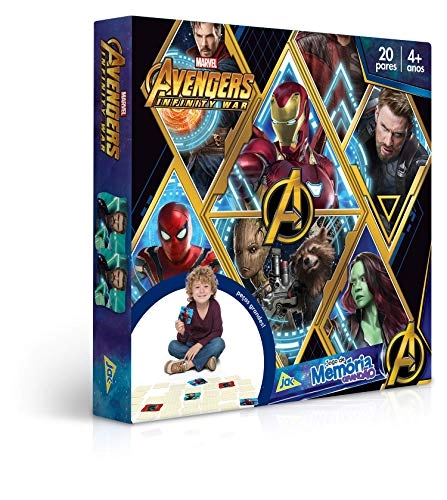 Jogo Da Memória Os Vingadores Toyster 40 Cartelas