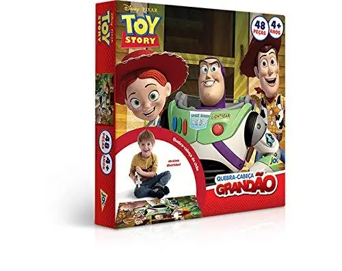Quebra Cabeça Grandão Toy Story 48 Peças Jak