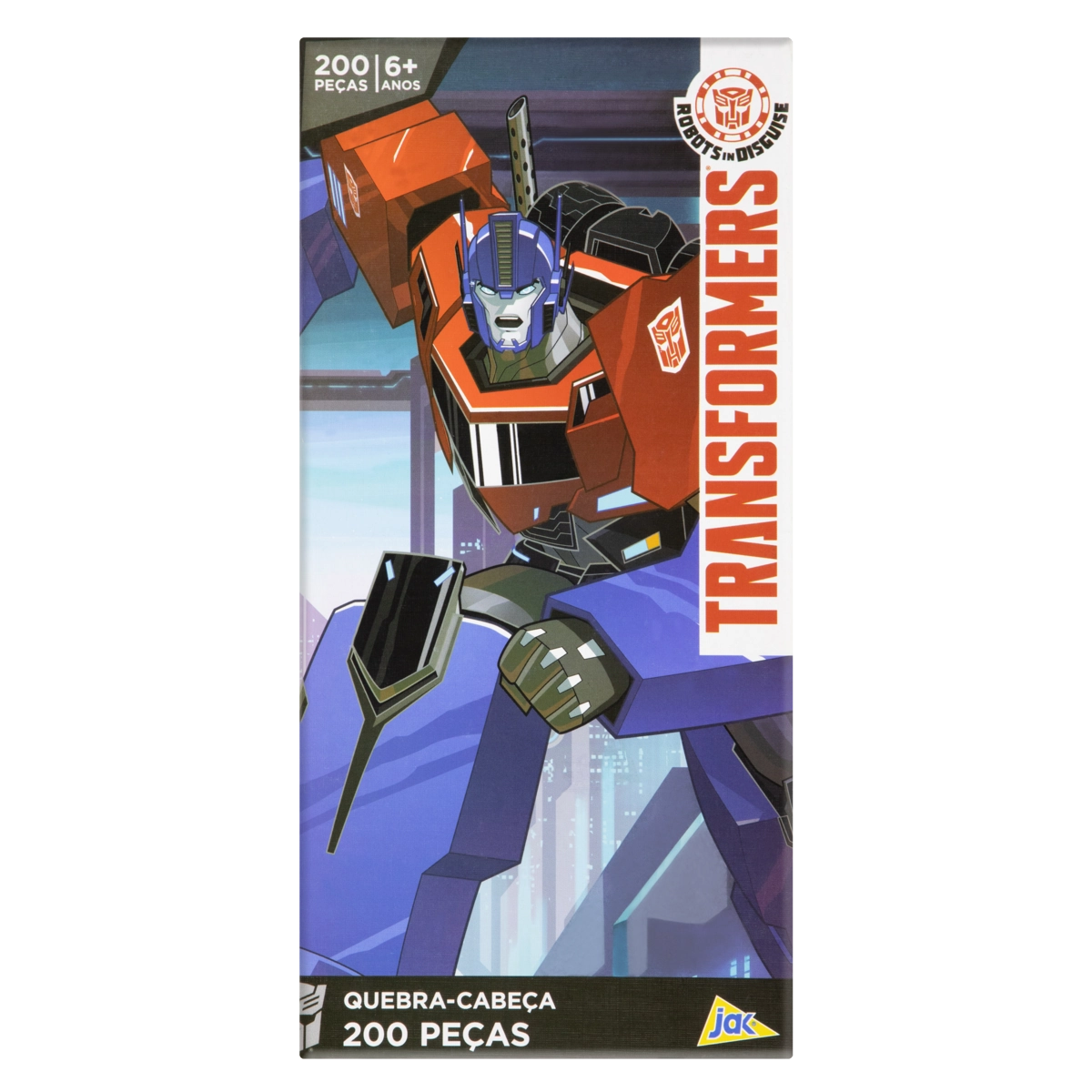 Quebra Cabeça Transformers Jak 200 Peças