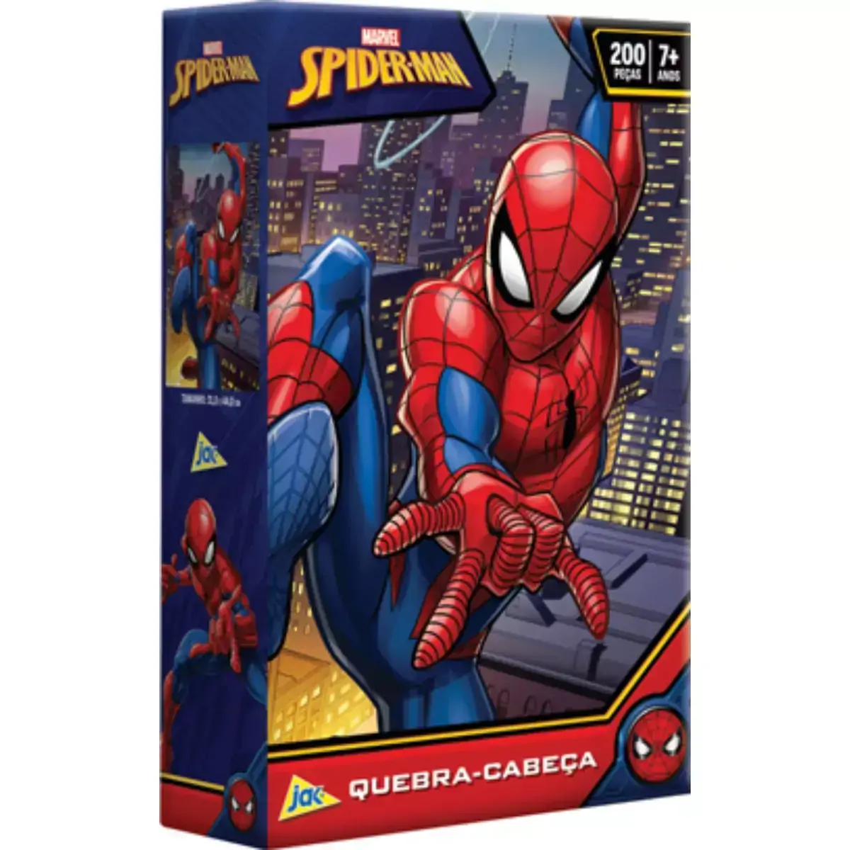 Quebra Cabeças Spider Man 200 Peças Grow