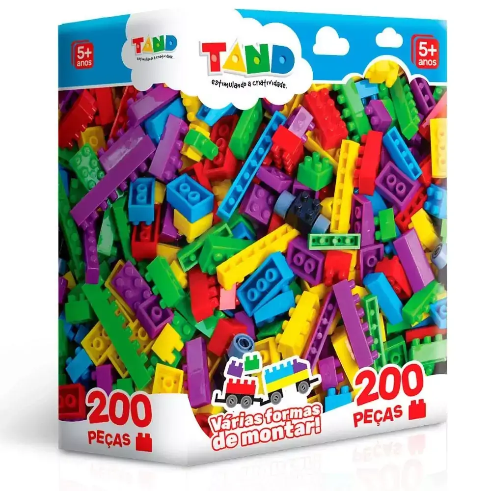 Blocos de Montar - Tand Kids - 200 Peças - Toyster