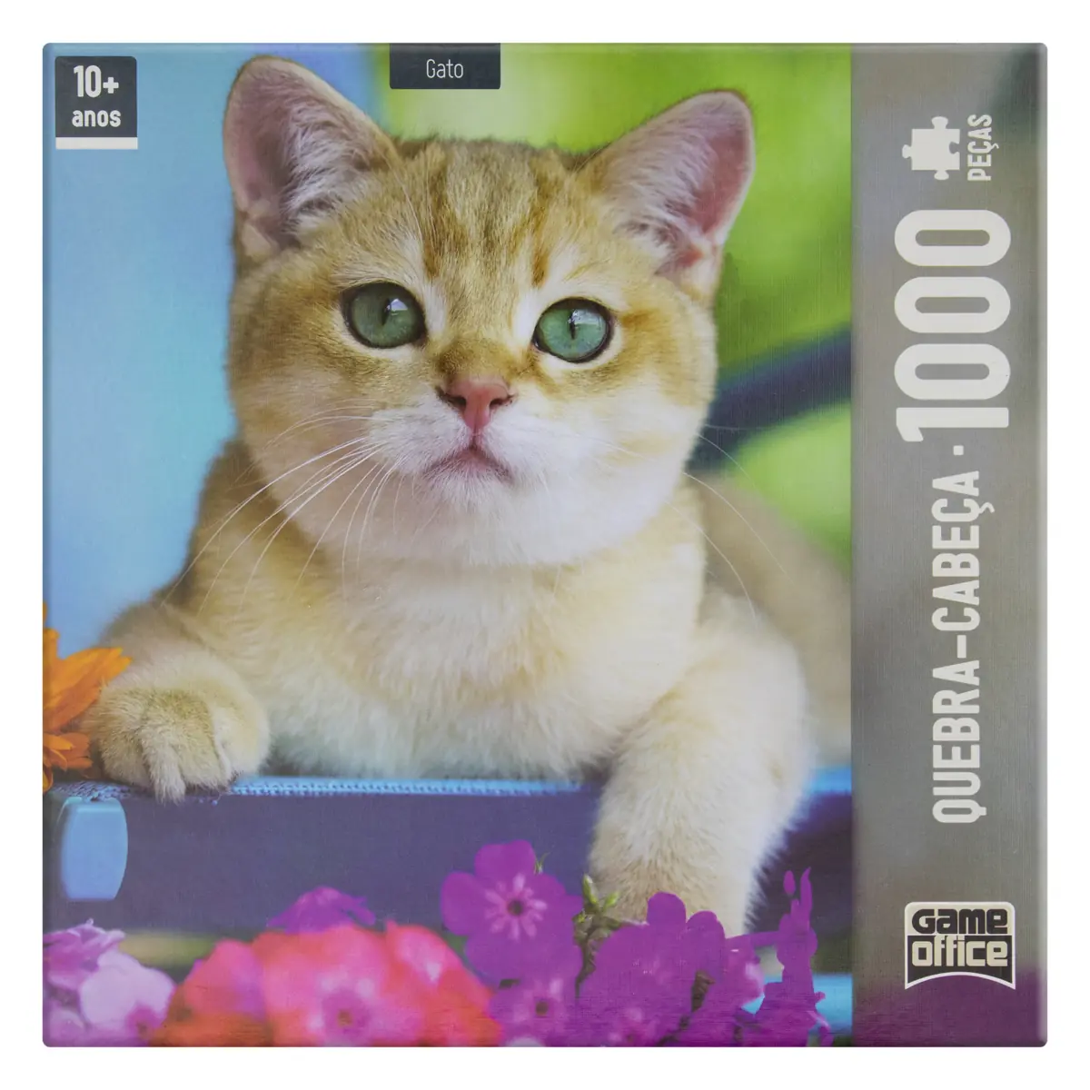 Quebra Cabeça Gato Game Office 1000 Peças