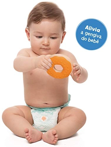 Mordedor com Texturas - Docinhos - Rosquinha Amarela - Toyster