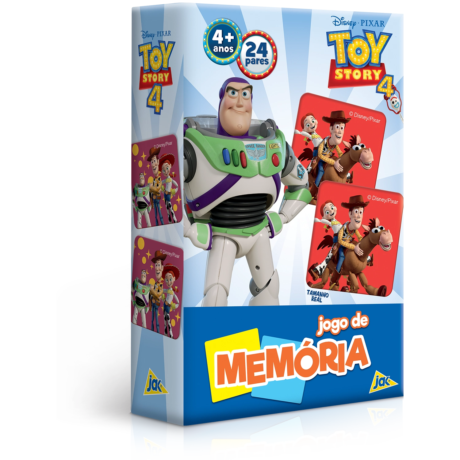 Jogo da Memória - 24 Pares - Toy Story 4 - Disney - Toyster