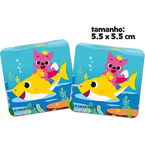 Baby Shark Jogo De Memória, Toyster Brinquedos, 2645, Multicor