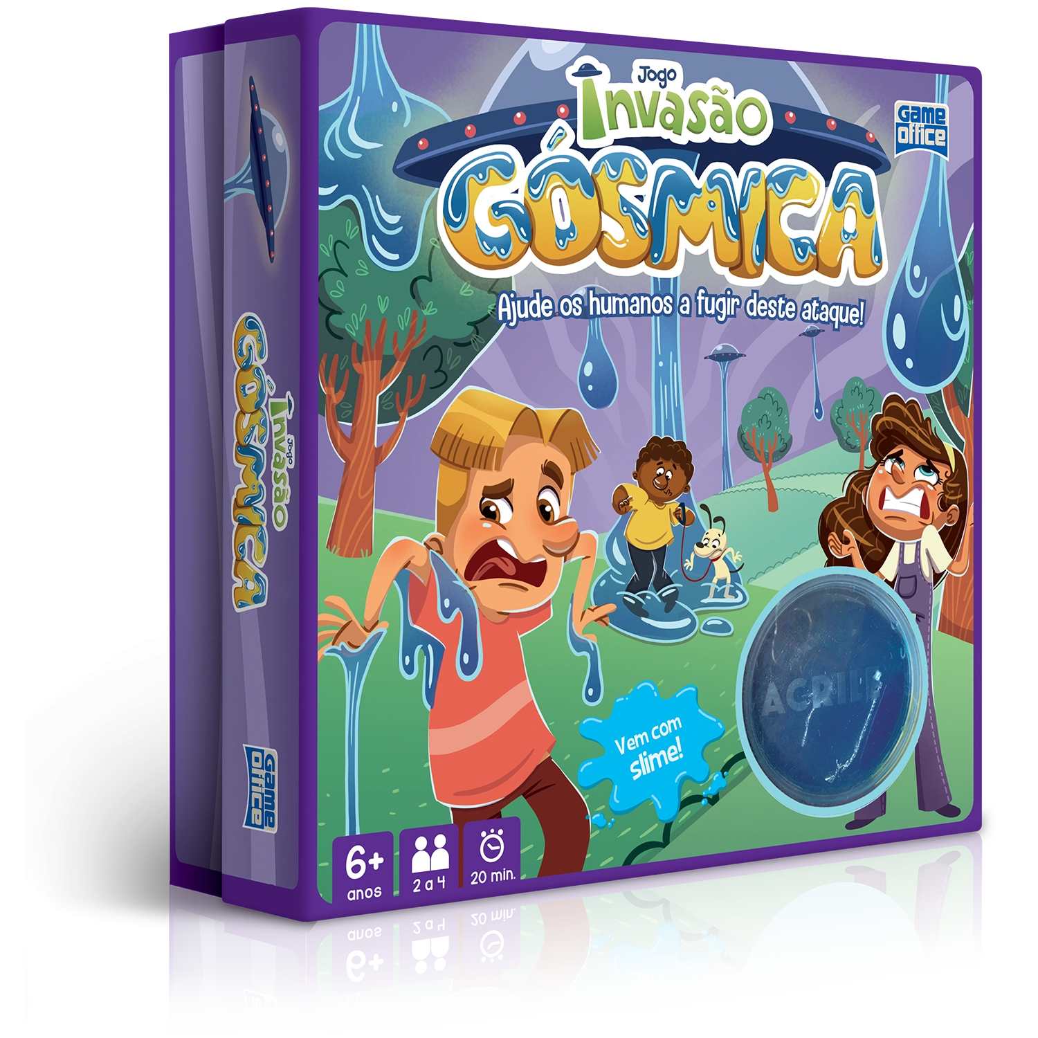 Jogo Invasao Gosmica Ref 2651 Toyster