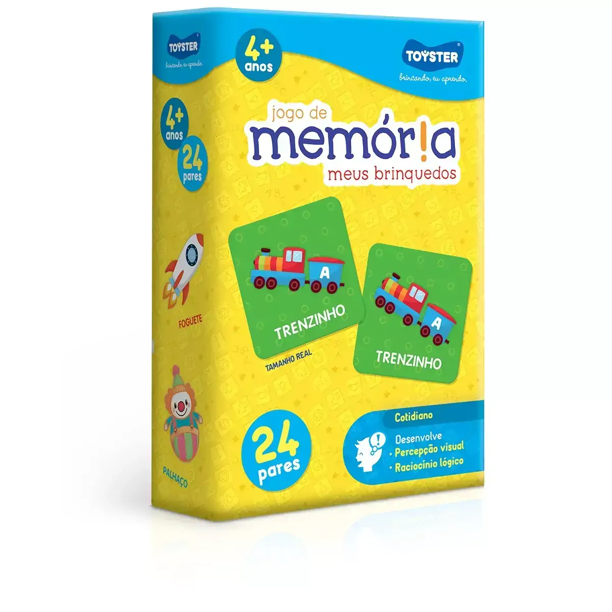 Jogo de Memória Toyster Meus Brinquedos