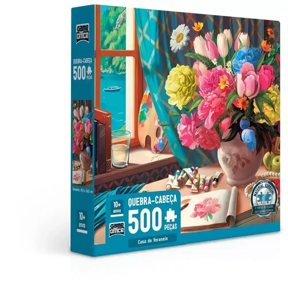 Quebra-Cabeça - 500 Peças - Casa de Veraneio - Toyster