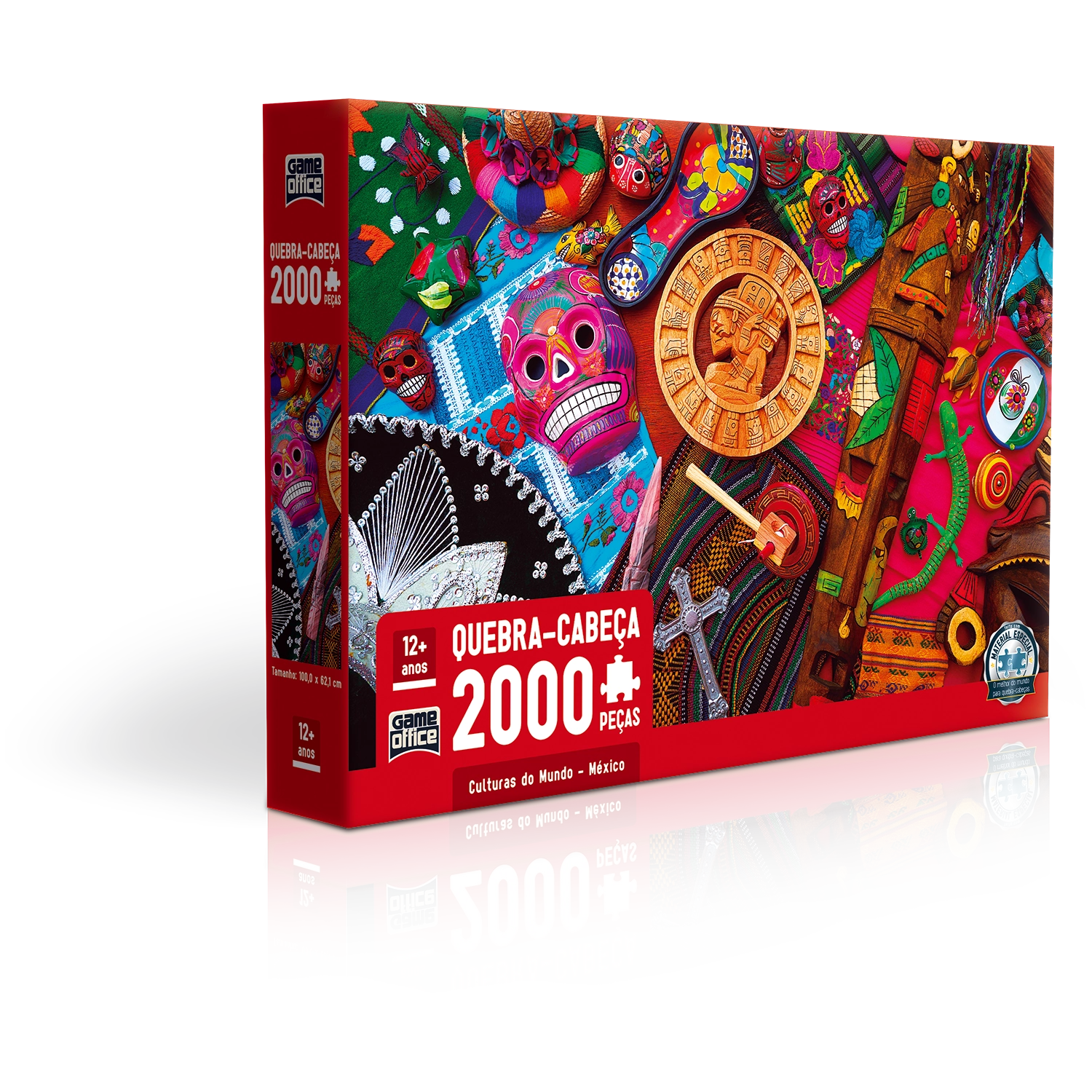 Quebra-Cabeça - 2000 Peças - Culturas do Mundo - Game Office - Toyster