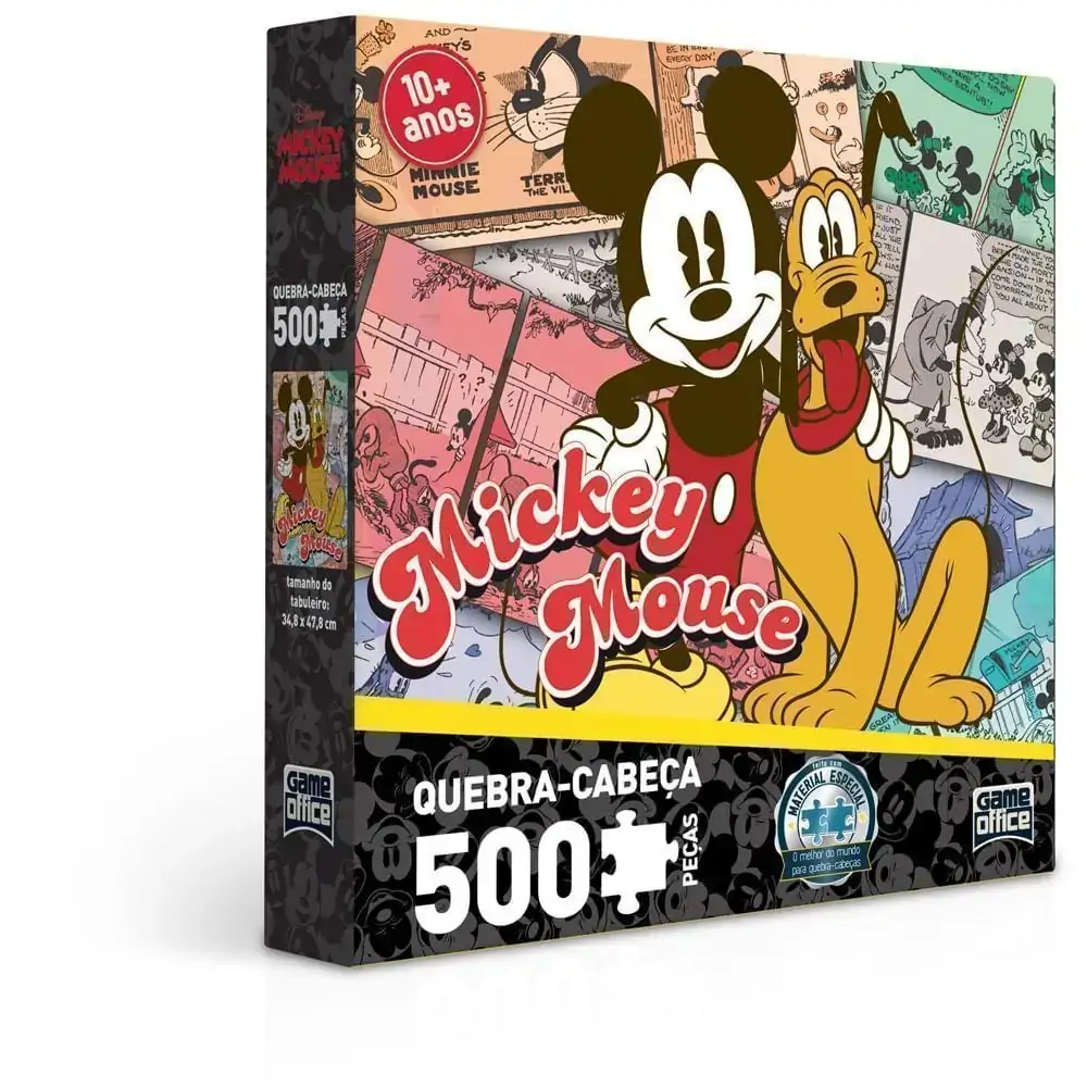 Quebra-Cabeça - 500 Peças - Game Office - Mickey Mouse - Toyster