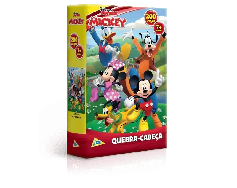 Quebra-Cabeça 200 Peças - Mickey Mouse - Toyster