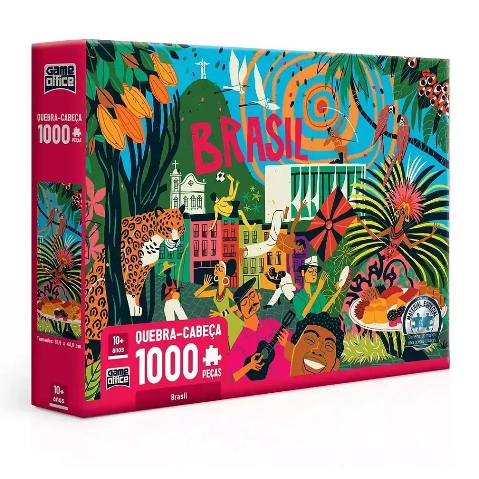 Quebra-Cabeça Brasil 1000 Peças - TOYSTER