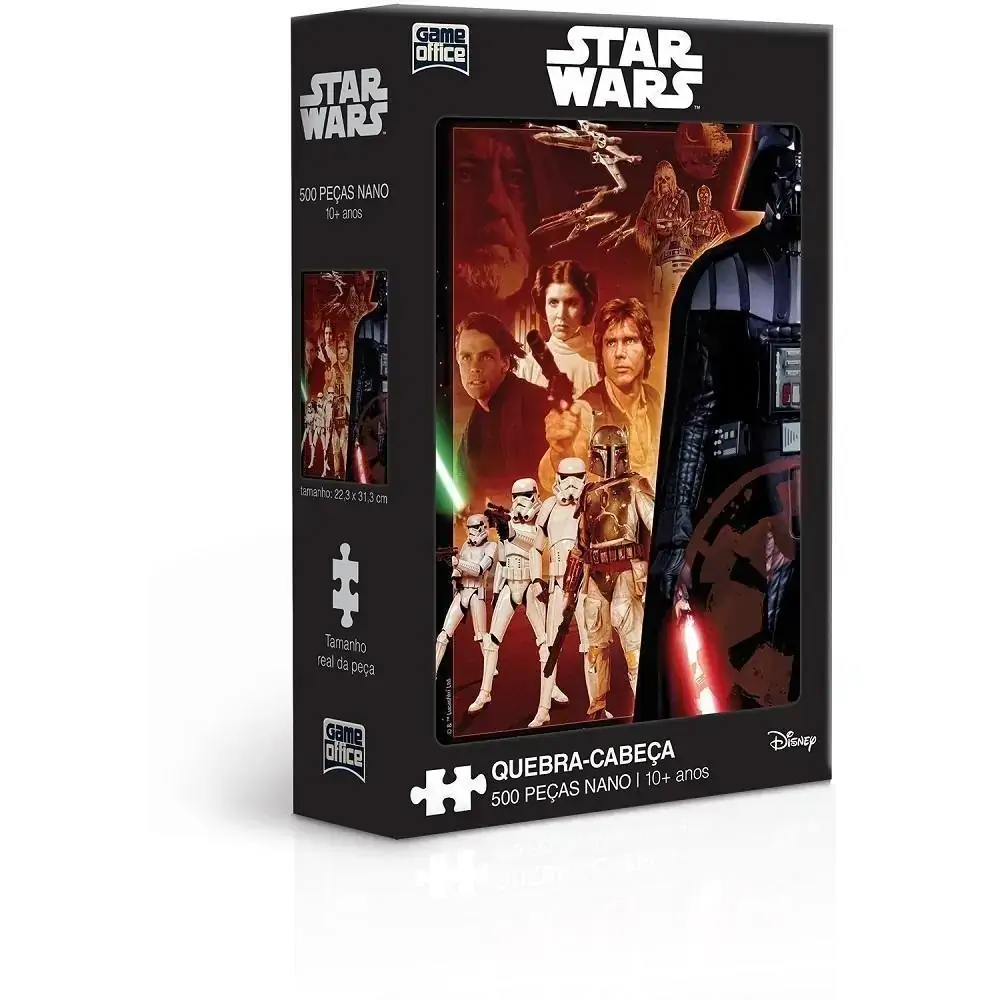 Quebra-Cabeça Nano STAR WARS EP IV, V E VI 500 Peças - Toyster