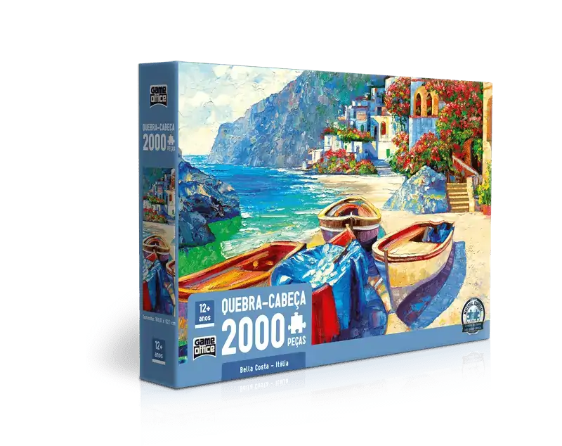 Quebra-Cabeça 2000 Peças - Bella Costa - Itália - Toyster