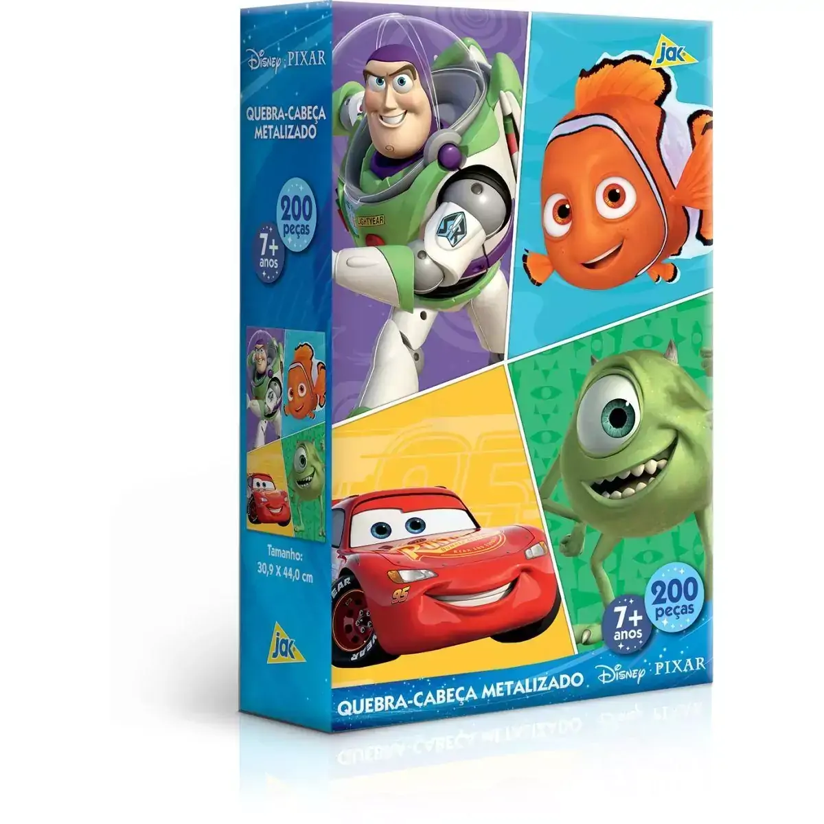 Quebra-Cabeça - 200 Peças - Disney - Pixar - Toyster