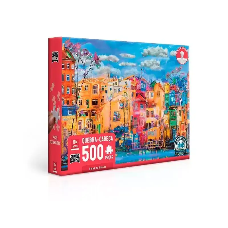 Quebra-Cabeça 500 peças Cores da Cidade - Toyster