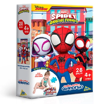 Quebra Cabeça Spidey e Seus Amigos 28 Peças - Toyster