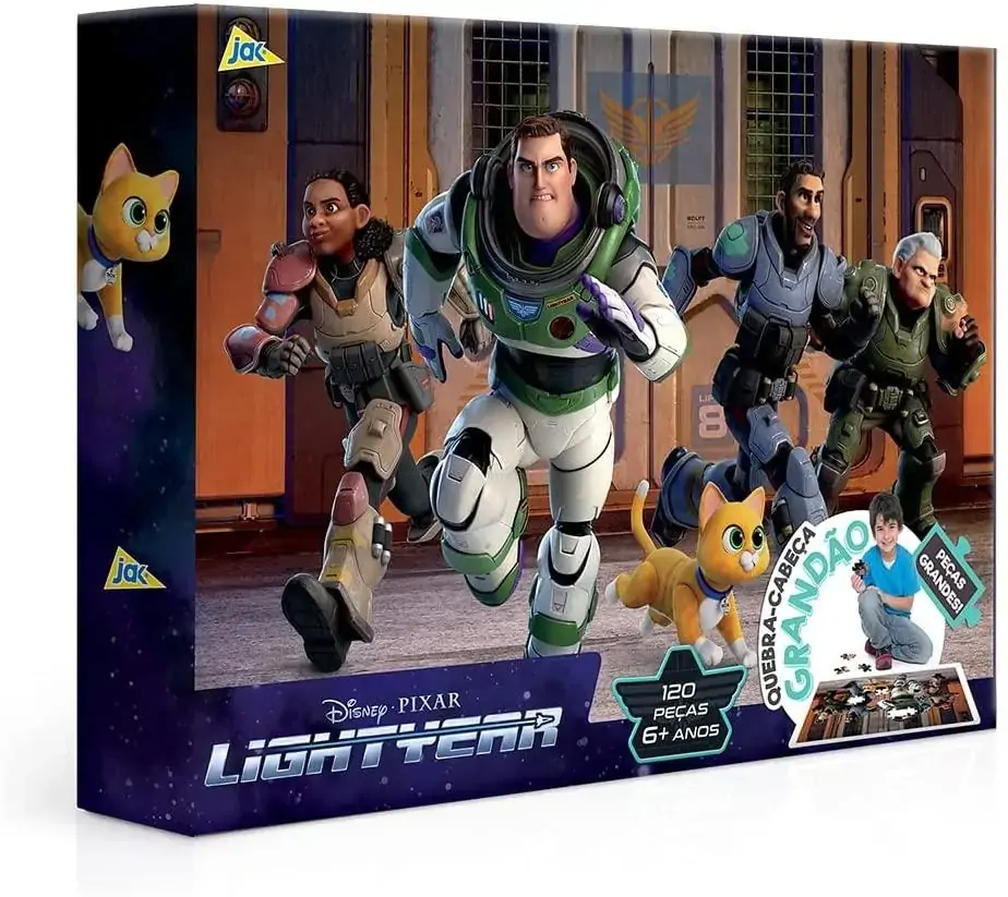 Quebra-Cabeça Grandão 120 Peças - Lightyear - Toyster
