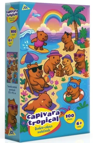 Q.cabeca Encap.capivara Metal.100pc